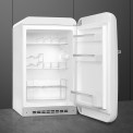 Smeg FAB10HRWH6 retro jaren 50 koelkast - wit - tafelmodel