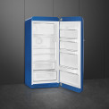 Smeg FAB28RBE6 retro jaren 50 koelkast - blauw - rechtsdraaiend