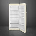 Smeg FAB28RCR6 retro jaren 50 koelkast - creme - rechtsdraaiend