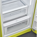 Smeg FAB28RLI6 retro jaren 50 koelkast - lime groen