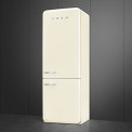Smeg FAB38RCR6 retro jaren 50 koelkast - crème