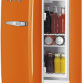 Smeg FAB5LOR6 retro jaren 50 koelkast - oranje - linksdraaiend