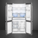 Smeg FQ60XDAIE side-by-side koelkast - 4-deurs - rvs-look