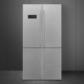 Smeg FQ60XDAIE side-by-side koelkast - 4-deurs - rvs-look