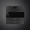 Smeg SO4301M0N inbouw magnetron met grill - zwart