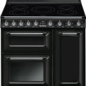 Smeg TR93IBL2 inductie fornuis - zwart