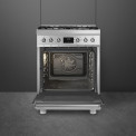 De oven van de Smeg C6GMXNLK2 is zeer zuinig en snel op temperatuur