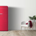 Smeg FAB28RDRB5 rechtsdraaiende koelkast - Ruby Red