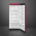 Het interieur van de Smeg FAB28RDRB5 koelkast