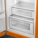 Smeg FAB30LOR5 linksdraaiende retro koelkast - oranje