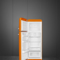 Smeg FAB30LOR5 linksdraaiende retro koelkast - oranje
