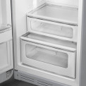 Smeg FAB30LSV5 linksdraaiende retro koelkast - zilver metallic