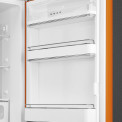Smeg FAB30ROR5 rechtsdraaiende retro koelkast - oranje