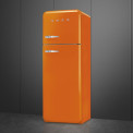 Smeg FAB30ROR5 rechtsdraaiende retro koelkast - oranje