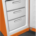 Smeg FAB32ROR5 retro jaren 50 koelkast oranje - rechtsdraaiend