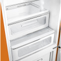 Smeg FAB32ROR5 retro jaren 50 koelkast oranje - rechtsdraaiend