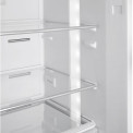 Smeg FAB32RSV5 retro jaren 50 koelkast zilver- rechtsdraaiend