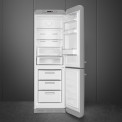 Smeg FAB32RSV5 retro jaren 50 koelkast zilver- rechtsdraaiend