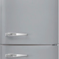 Smeg FAB32RSV5 retro jaren 50 koelkast zilver- rechtsdraaiend