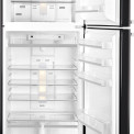 Het interieur van de Smeg FAB50RBL5 koelkast zwart