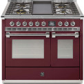 Steel AQ10SF-4B Ascot gas fornuis - 100 cm - combi-stoomoven