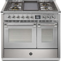 Steel AQ10SF-4B Ascot gas fornuis - 100 cm - combi-stoomoven