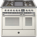 Steel AQ10SF-4B Ascot gas fornuis - 100 cm - combi-stoomoven