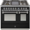 Steel AQ10SF-4B Ascot gas fornuis - 100 cm - combi-stoomoven