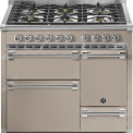 Steel AQ10SFF-D-6W Ascot gas fornuis - 100 cm - combi-stoomoven