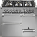 Steel AQ10SFF-D-6W Ascot gas fornuis - 100 cm - combi-stoomoven