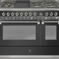 Steel AQ12SF-4TM Ascot gas fornuis - combi-stoomoven - 120 cm