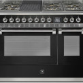 Steel AQ12SF-6B Ascot gas fornuis - combi-stoomoven - 120 cm.