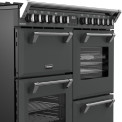 Stoves Richmond 100 DF gas fornuis - antraciet - 100 cm. breed