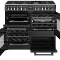 Stoves Richmond 100 DF gas fornuis - antraciet - 100 cm. breed
