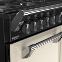 Stoves Richmond 100 DF DX gas fornuis - creme - 100 cm. breed