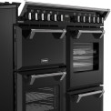 Stoves Richmond 100 DF DX gas fornuis - zwart - 100 cm. breed