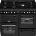 Stoves Richmond 100 DF DX gas fornuis - zwart - 100 cm. breed