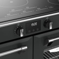 Stoves Richmond 100 Ei TCH inductie fornuis - zwart - 100 cm breed