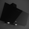 Teka DVN94030TTCBK schuin anti-hoofdstoot afzuigkap - zwart glas