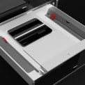 Teka VS 152 GS inbouw vacumeerlade - zwart glas