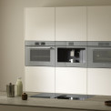V-Zug CoffeeCenter V6000 45 inbouw koffiemachine - zwart spiegelglas