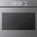 V-Zug Combair V6000 45 greeploze inbouw oven met autodoor - platinum