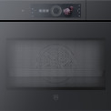 V-Zug CombiSteamer V6000 45M PowerSteam Autodoor combi-stoomoven - zwart spiegelglas 
