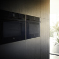 V-Zug CombiSteamer V6000 45M PowerSteam Autodoor combi-stoomoven - zwart spiegelglas 