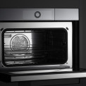 V-Zug CombiSteamer V6000 45M PowerSteam Autodoor combi-stoomoven - zwart spiegelglas 