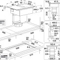Whirlpool WVH 1065B F KIT inductie kookplaat met afzuiging