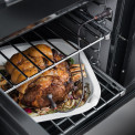 Heerlijk grillen in de aparte grilloven van de Aga Masterchef Deluxe 110 fornuis inductie