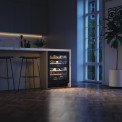 Atag KU8571K2C onderbouw wijnkoelkast - zwart met vensterglas