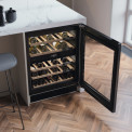 Atag KU8571K2C onderbouw wijnkoelkast - zwart met vensterglas