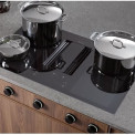Berbel Downline Infinity BKA 90 DLI inbouw inductie kookplaat met afzuiging